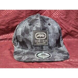 Men's echo unlimited flatbilled hat Black pixel camo
